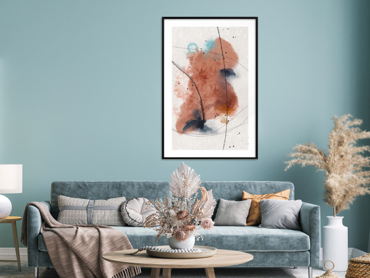 Poster Secret of the Future - artistic watercolor abstraction in blotches 137695 additionalImage 7