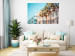Poster The City of Miami - Palm Trees and the Florida Coast Architecture in Summer in Pastels 144495 additionalThumb 9