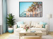 Poster The City of Miami - Palm Trees and the Florida Coast Architecture in Summer in Pastels 144495 additionalThumb 11
