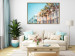Poster The City of Miami - Palm Trees and the Florida Coast Architecture in Summer in Pastels 144495 additionalThumb 12