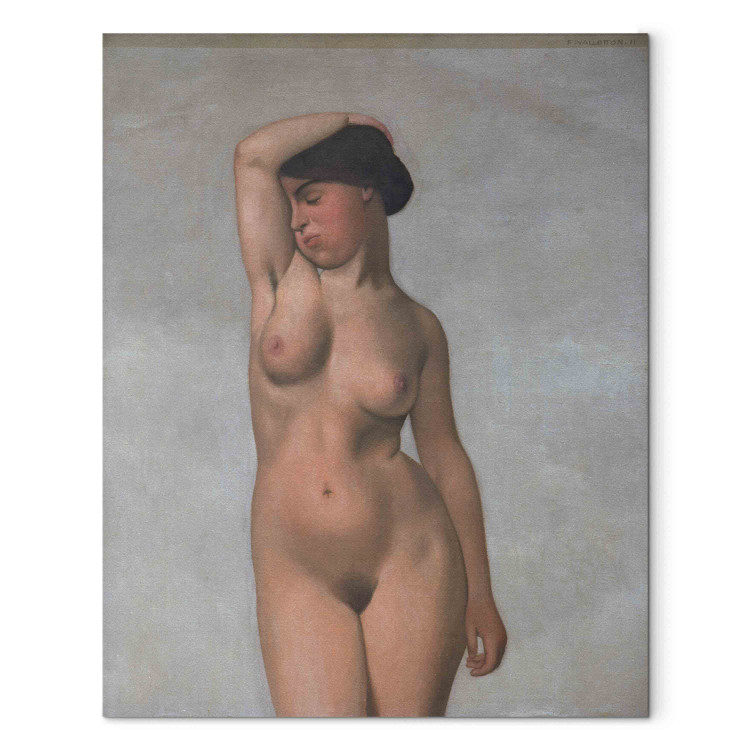 Canvas Female nude with raised arm 154595