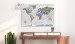 Cork Pinboard World Destinations (1 Part) Wide [Cork Map] 107206 additionalThumb 7