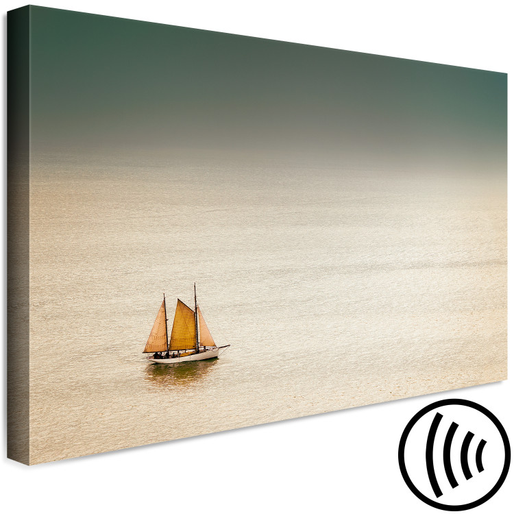 Canvas Lonely Sailboat on Empty Sea (1-part) - Maritime Scene 117306 additionalImage 6