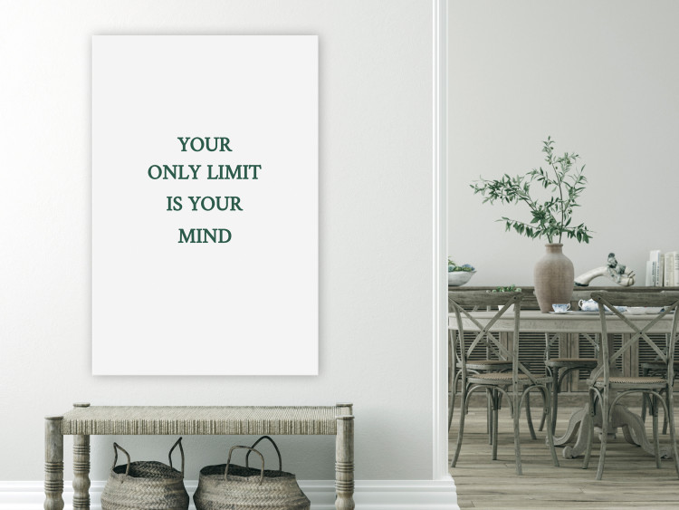 Canvas Your only limit is your mind - quote in English 137216 additionalImage 3