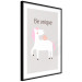 Poster Be Unique - Cheerful Unicorn and a Motivating Slogan for Kids 146616 additionalThumb 7