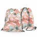 Backpack Plant hexagons - motif in shades of gold, green and red 147616 additionalThumb 2