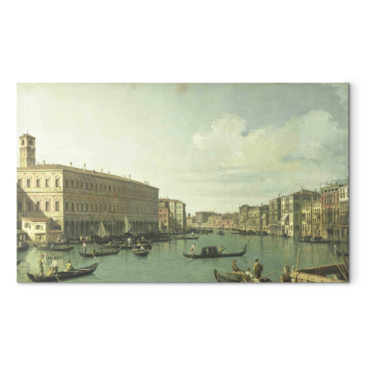 Canvas The Grand Canal from the Rialto Bridge 153716