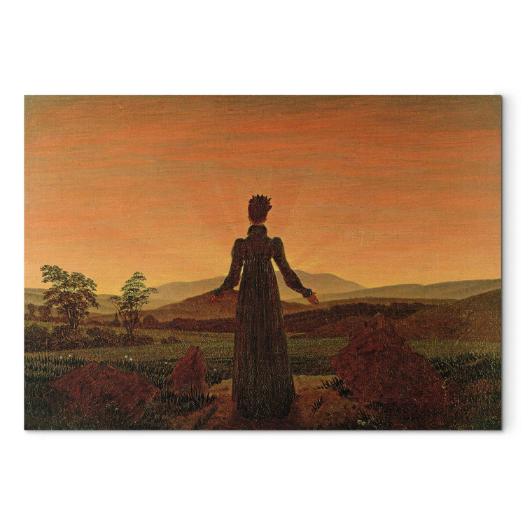 Canvas Woman at dawn 155316