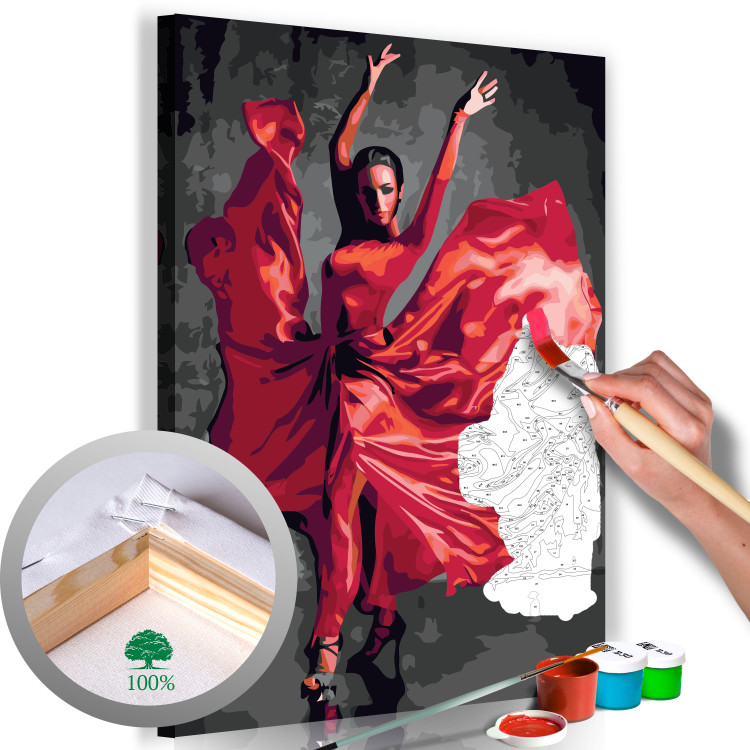 Paint by Number Kit Red Dress 107526