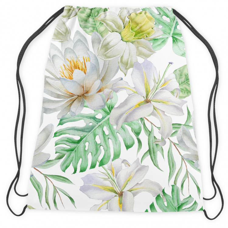 Backpack A crisp spring - a subtle floral composition in the cottagecore style 147526 additionalImage 2