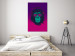 Canvas Monkey with glasses and headphones - a funny abstraction in pink tones 132236 additionalThumb 3