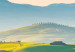 Canvas Tuscany Landscape - Photo of Green Fields at Sunrise 149836 additionalThumb 4
