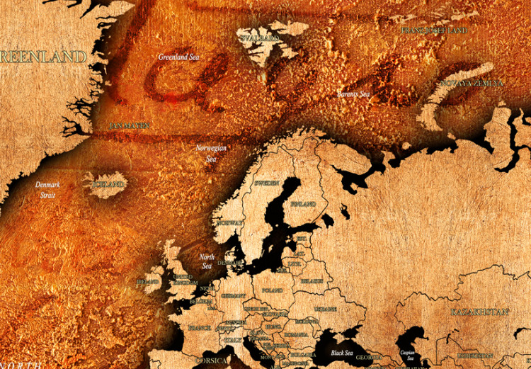 Cork Pinboard Amber World [Cork Map] 92136 additionalImage 5
