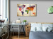 Canvas The World's Map in Watercolor 93736 additionalThumb 3