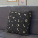 Decorative Microfiber Pillow Hidden message - planets, stars and the eye symbol on dark background cushions 146946 additionalThumb 3