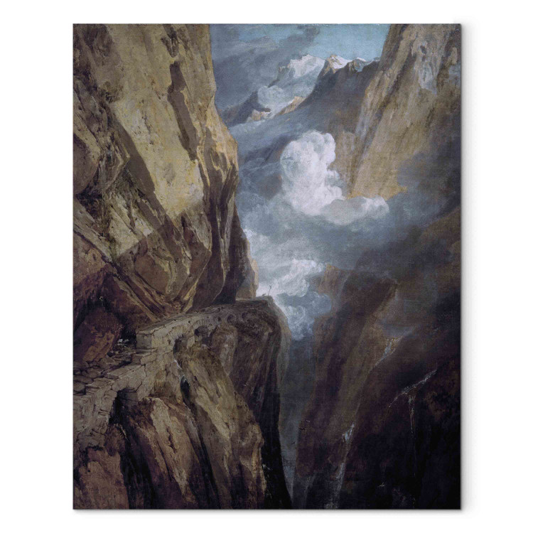 Canvas Der St. Gotthard-Pass 153146