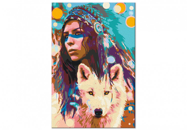 Paint by Number Kit Girl and the Wolf 138156 additionalImage 4