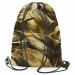 Backpack Leafy thickets - a graphic floral pattern in brass tones 147356