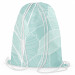 Backpack Ficus refreshment - a botanical glamour composition with white pattern 147456