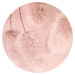 Round wallpaper Pastel Boho - Delicate Composition in Shades of Pink 151456 additionalThumb 1