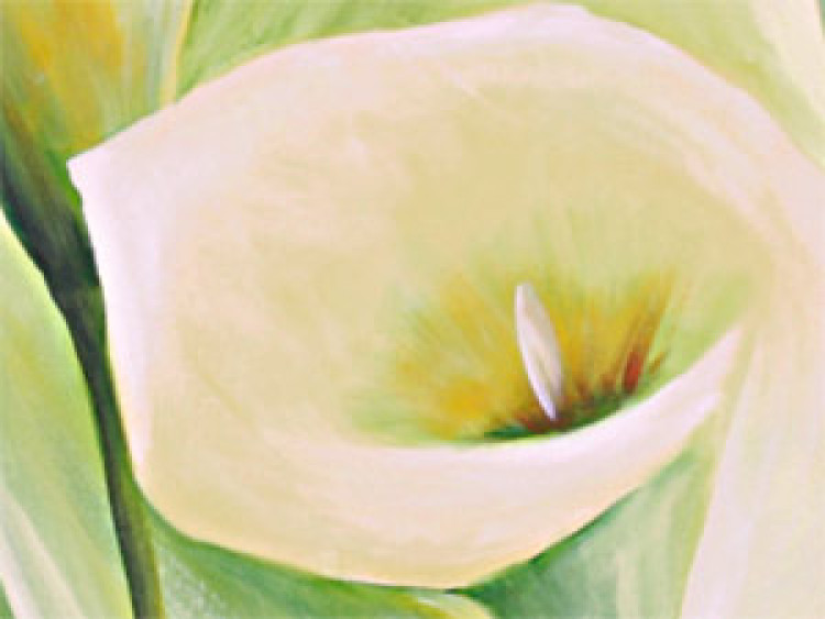 Canvas Callas (1-piece) - delicate flower bouquet 46556 additionalImage 2