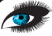 Canvas Subtle look - eyes in two colors and strongly emphasized eyelashes 117266 additionalThumb 5