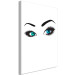 Canvas Subtle look - eyes in two colors and strongly emphasized eyelashes 117266 additionalThumb 2