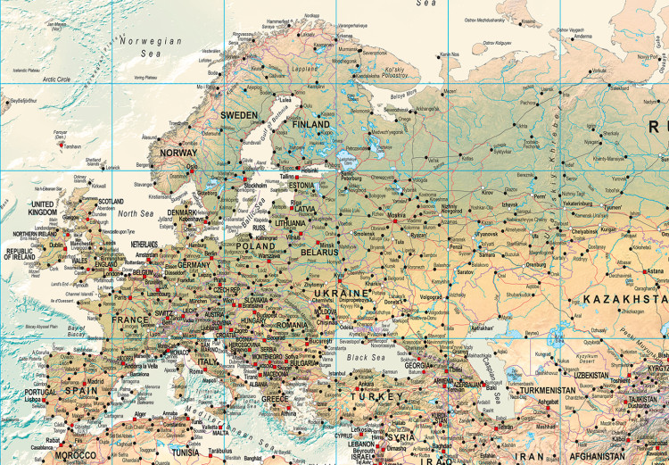 Large Canvas World Map: Beautiful World II [Large Format] 132366 additionalImage 3