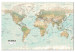 Large Canvas World Map: Beautiful World II [Large Format] 132366