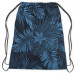 Backpack Leaves in a moonlight - floral theme in the shades of blue 147366 additionalThumb 2