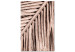 Canvas Dry palm - dried palm leaf set under a sharp angle 135276