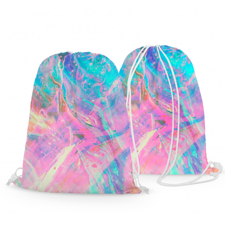 Backpack Liquid cosmos - an abstract graphics in holographic style 147376 additionalImage 3