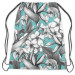 Backpack Floral swirl - grey floral composition on green background 148476 additionalThumb 3