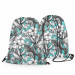 Backpack Floral swirl - grey floral composition on green background 148476 additionalThumb 4