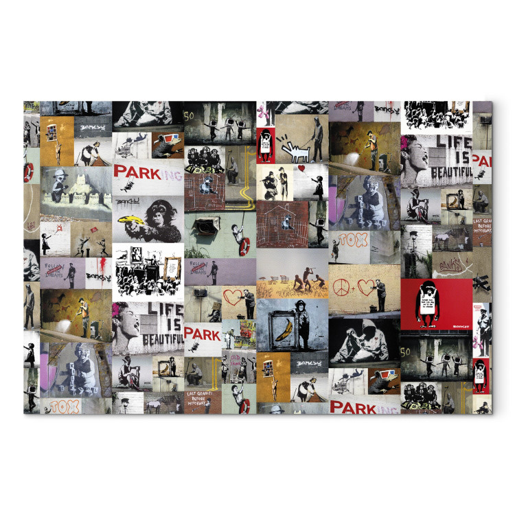 Canvas Art of Collage: Banksy 94876 additionalImage 7