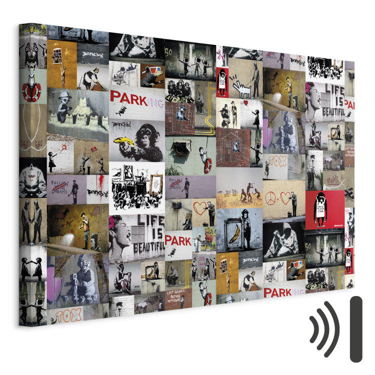 Canvas Art of Collage: Banksy 94876 additionalImage 8