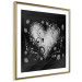 Poster Gift Me Love - black and white heart adorned with floral ornaments 121886 additionalThumb 6