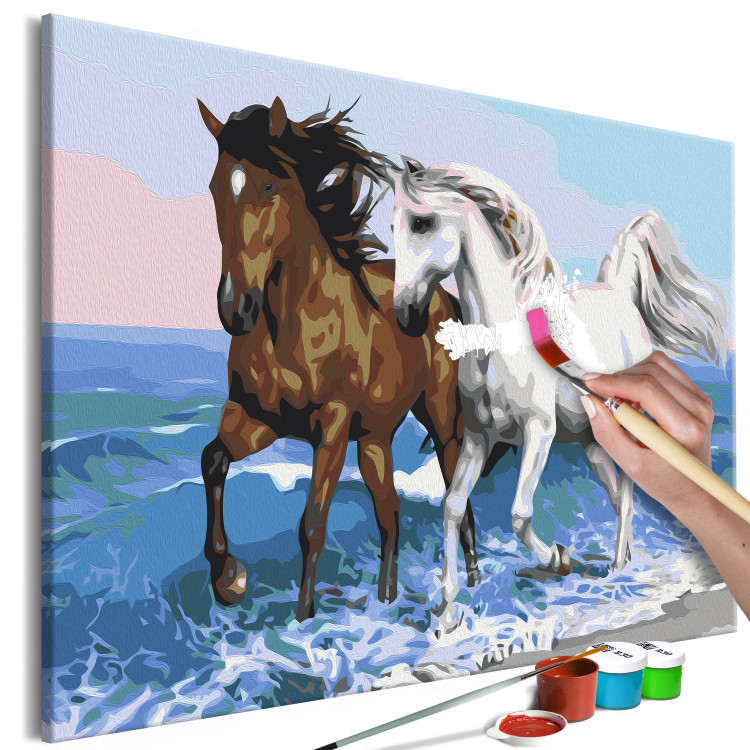 Paint by Number Kit Horses at the Seaside 134886 additionalImage 3