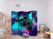 Room Divider Cosmonaut’s Desktop - Graphics Depicting the Galaxy and Geometric Shapes 146286 additionalThumb 4