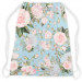 Backpack Elusive painting - roses in cottagecore style on blue background 147386 additionalThumb 2