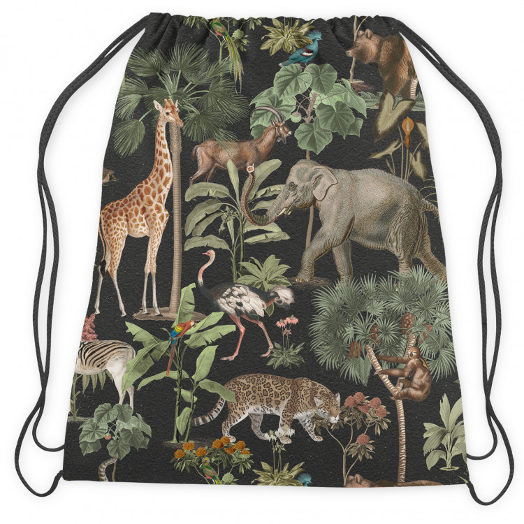 Backpack Wild biodiversity - a design with animal and botanical motifs 147486 additionalImage 2