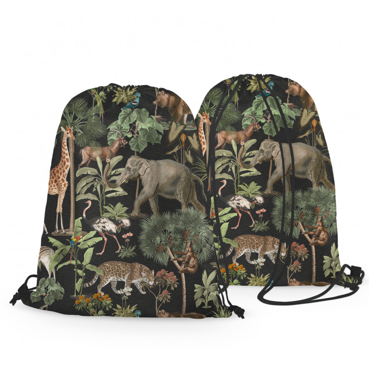 Backpack Wild biodiversity - a design with animal and botanical motifs 147486 additionalImage 3