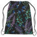 Backpack Provencal night - fine floral motif on black background 147586 additionalThumb 2