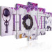 Canvas Purple House 88786 additionalThumb 2