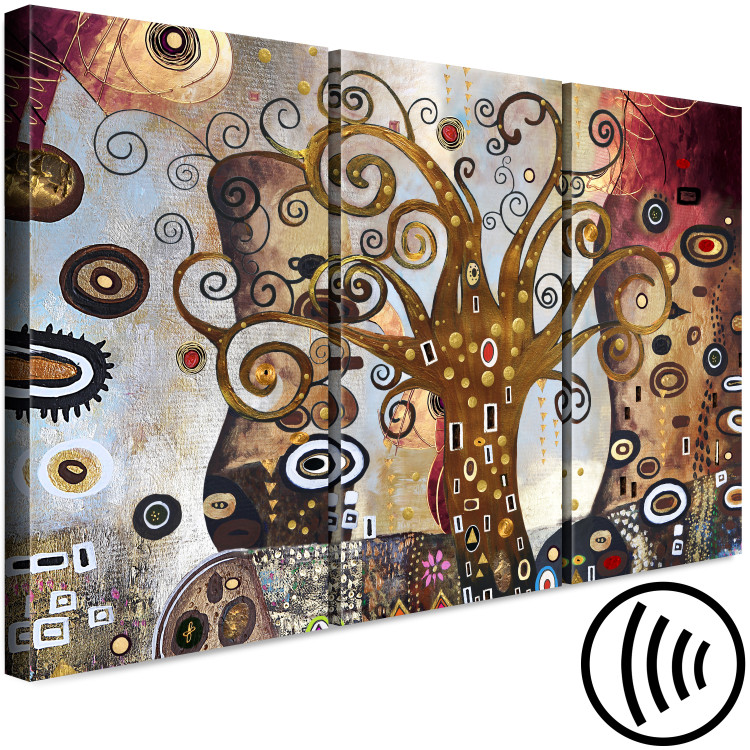 Canvas Tree in Abstract Details (3-part) - Colorful Elements 118496 additionalImage 6