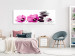Canvas Pink flowers and stones - feng shui composition with mallow and stones 123396 additionalThumb 3
