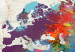 Large Canvas World Map: Colourful Madness II [Large Format] 132396 additionalThumb 3
