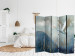 Room Divider Heron in Flight II (5-piece) - Water bird flying amidst mist and clouds 138296 additionalThumb 4