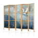 Room Divider Heron in Flight II (5-piece) - Water bird flying amidst mist and clouds 138296 additionalThumb 5