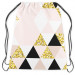 Backpack Golden kaleidoscope - an abstract geometric glamour composition 147396 additionalThumb 4